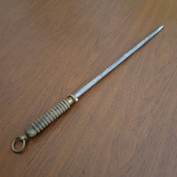 Antique 14" Steel J. A. HENCKELS Knife Sharpening Steel Rod Sharpener Rod - Picture 11 of 11